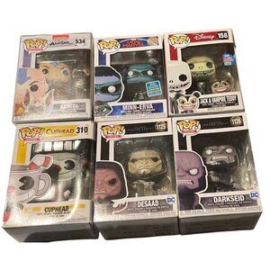 Funko Pop! - Desaad Minn-Erva Jack & Vampire Teddy Cuphead Aang w/ Momo Darkseid